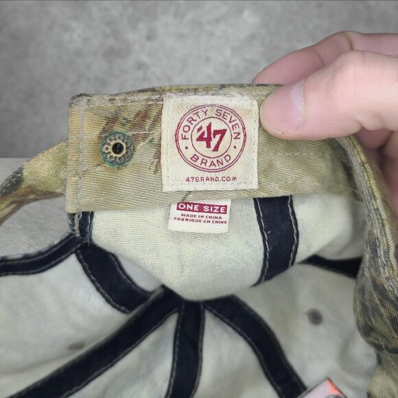 Retro 'Portland sea dogs' realtree camouflage strapback dad hat - Picture 3 of 3